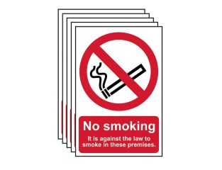 Scan No Smoking In These Premises PVC 200 x 300mm SCA05675