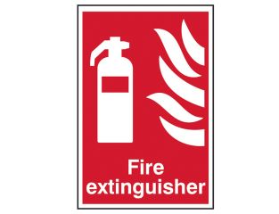 Scan Fire Extinguisher - PVC 200 x 300mm SCA1350