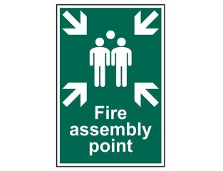 Scan Fire Assembly Point - PVC 200 x 300mm SCA1541