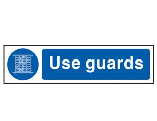 Scan Use Guards - PVC 200 x 50mm SCA5003