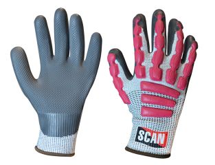 Scan Anti-Impact Latex Cut 5 Gloves - XL (Size 10) SCAGLOAIXL