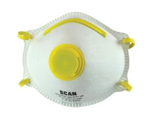 Scan Moulded Disposable Mask Valved FFP1 Protection (Pack 3) SCAPPEP1MV