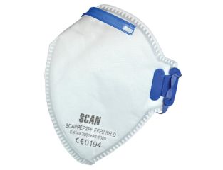 Scan Fold Flat Disposable Mask FFP2 Protection (Pack 20) SCAPPEP2FFB