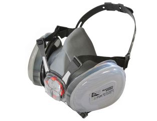 Scan Twin Half Mask Respirator + P2 Dust Filter Cartridges SCAPPERESPP2