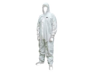 Scan Chemical Splash Resistant Disposable Coverall White Type 5/6 L (39-42in) SCAWWDOL56