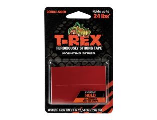 Shurtape T-REX® Extreme Hold Mounting Strips 2.54 x 7.62cm (Pack 8) SHU286252