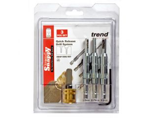 Trend Snappy drill bit guide 4 piece set SNAP/DBG/SET