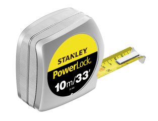 Stanley Tools PowerLock® Classic Pocket Tape 10m/33ft (Width 25mm) STA033443