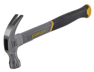 Stanley Tools Curved Claw Hammer Fibreglass Shaft 570g (20oz) STA051310
