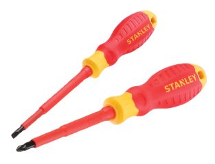Stanley Tools FatMax® VDE Insulated Screwdriver Set, 2 Piece STA060030