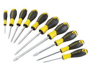 Stanley Tools 0-60-211 Essential Screwdriver Set, 10 Piece STA060211