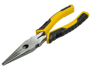 Stanley Tools Long Nose Pliers Control Grip 200mm (8in) STA074364