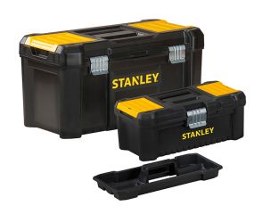 Stanley Tools Essential Toolbox Bonus Pack 32cm (12.1/2in) & 48cm (19in) STA175772