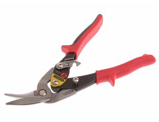 Stanley Tools Red Offset Aviation Snips Left Cut 250mm (10in) STA214567