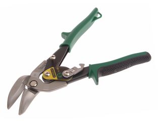 Stanley Tools Green Offset Aviation Snips Right Cut 250mm (10in) STA214568