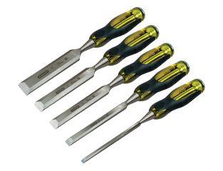 Stanley Tools FatMax® Bevel Edge Chisel with Thru Tang Set, 5 Piece STA216269