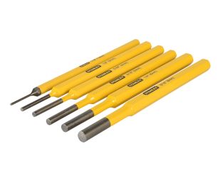 Stanley Tools Parallel Pin Punch Set, 6 Piece STA418226