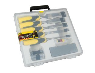 Stanley Tools DYNAGRIP™ Chisel with Strike Cap Set, 5 Piece + Accessories STA516421