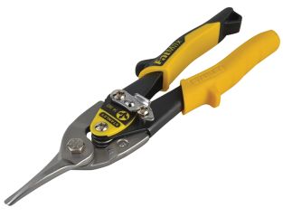 Stanley Tools Yellow Aviation Snips & Holster Straight Cut 250mm (10in) STA914563