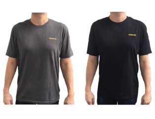 Stanley Clothing T-Shirt Twin Pack Grey & Black - L STCTSGB2L