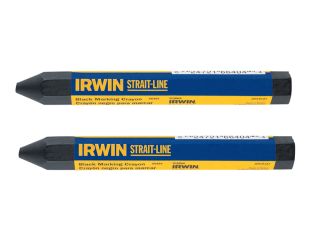 IRWIN STRAIT-LINE Crayon Black (Card 2) STL666042