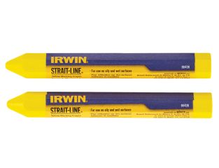 IRWIN STRAIT-LINE Crayon Yellow (Card 2) STL666062
