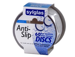 Sylglas Anti-Slip Discs 40mm White (Pack 60) SYLASDWH
