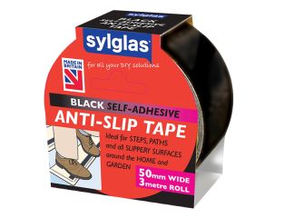 Sylglas Anti-Slip Tape 50mm x 3m Black SYLASTBL