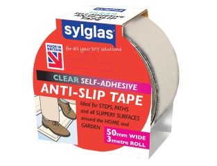 Sylglas Anti-Slip Tape 50mm x 3m Clear SYLASTCL