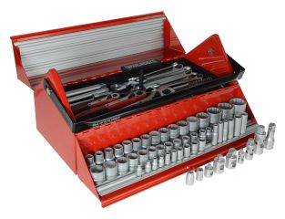 Teng TC187 Mega Rosso Tool Kit Set of 187 1/4 3/8 & 1/2in TENTC187