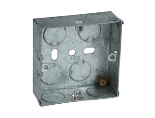 Axiom Electrical Metal Switch Box 16mm (Pack 20) AXIMB116