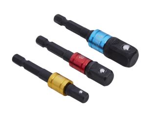 BlueSpot Tools Colour-Coded Impact Socket Adaptor Set, 3 Piece B/S14113