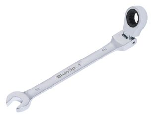 BlueSpot Tools 180° Flexible Head Ratchet Spanner 10mm B/S5102