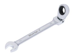 BlueSpot Tools 180° Flexible Head Ratchet Spanner 13mm B/S5107