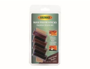 Briwax Wax Filler Sticks Dark Wood Shades (Pack 4) BRWWFSD