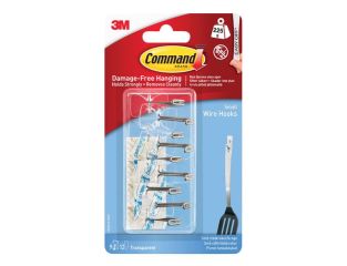 Command™ Clear Wire Hooks Value Pack (Pack 9) COM17067CLR9