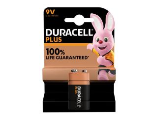 Duracell 9V Plus Power +100% Battery (Single Pack) DUR9V100PP1 S18717