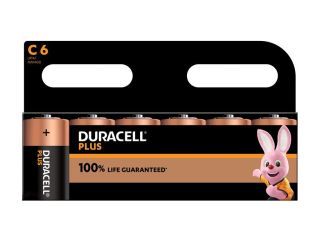 Duracell C Cell Plus Power +100% Batteries (Pack 6) DURC100PP6 S18713