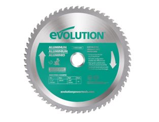 Evolution Aluminium Cutting Circular Saw Blade 185 x 20mm x 60T EVLA185TC60M