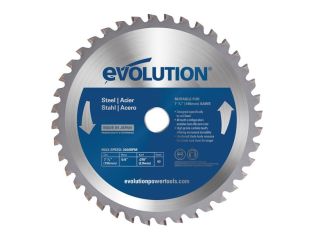 Evolution Mild Steel Cutting Circular Saw Blade 185 x 20mm x 40T EVLM185TC40C