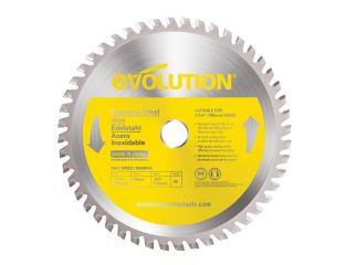 Evolution Stainless Steel Cutting Circular Saw Blade 185 x 20mm x 48T EVLS185TC48C