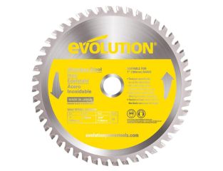 Evolution Stainless Steel Cutting Circular Saw Blade 180 x 20mm x 48T EVLSS1802048
