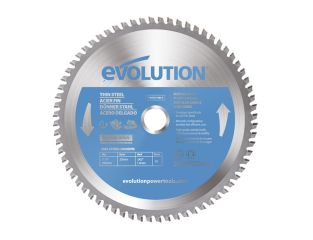 Evolution Thin Steel Cutting Circular Saw Blade 185 x 20mm x 68T EVLT185TC68C