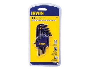 IRWIN® T10758 Short Arm TORX Key Set, 11 Piece (TX6-TX40) IRWT10758