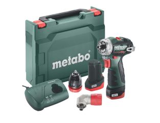 Metabo PowerMaxx BS BL Q Brushless Drill/Screwdriver 12V 2 x 2.0Ah Li-ion MPTPMBS12QC