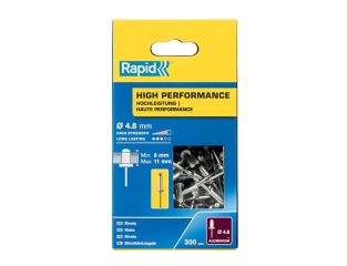 Rapid High Performance Rivets 4.8 x 14mm (Box 300) RPD5001437