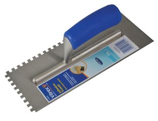 Vitrex Notched Adhesive Trowel Square 6mm Soft Grip Handle 11 x 4.1/2in VIT102953T