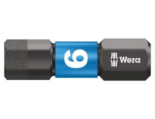 Wera 840/1 Impaktor Insert Bit Hex-Plus 6mm x 25mm Carded WER073906