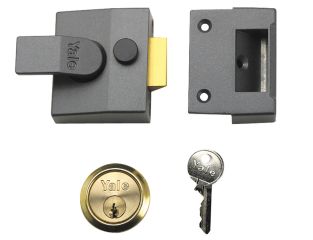 Yale Locks 84 Standard Nightlatch 40mm Backset DMG Finish Box YAL84DMGPB