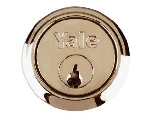 Yale Locks P1109 Replacement Rim Cylinder & 2 Keys Satin Chrome Finish Visi YALP1109SC